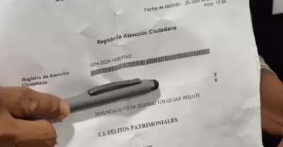 Adulta mayor denuncia que hombres armados la sacaron de su propiedad en Terrazas