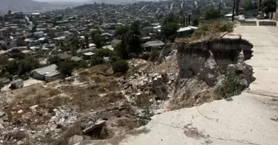 Suman 2,567 viviendas en riesgo de colapso por deslaves de terrenos en colonia R