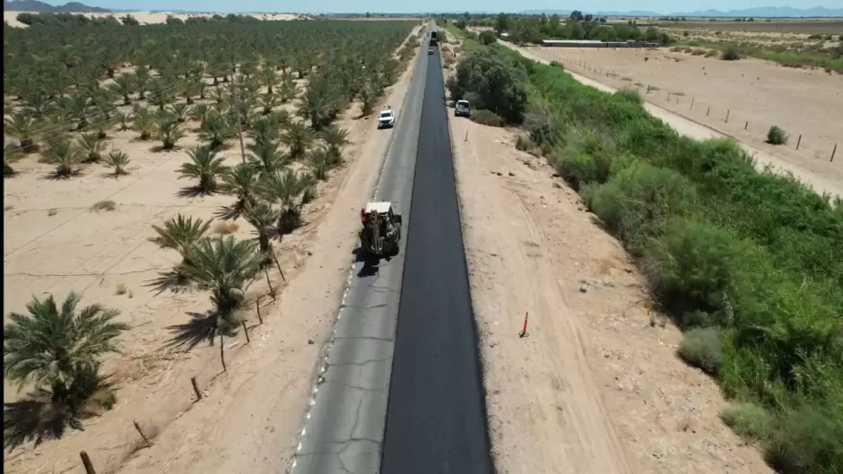 Trabajos en Carretera Estatal #8