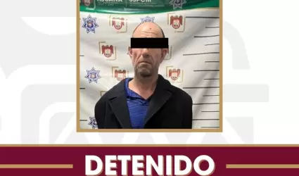 Presunto responsable de asalto con arma blanca