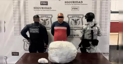 27 kilos de metanfetamina.