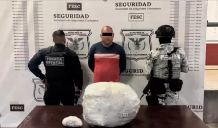 27 kilos de metanfetamina.