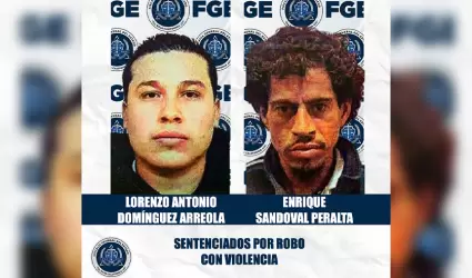Detenidos por robo con violencia