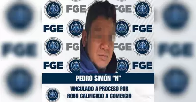 Vinculado a proceso por robo calificado a comercio