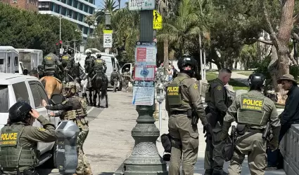 Cientos de agentes federales realizaron un operativo de control migratorio