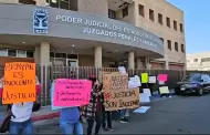 Se manifiestan para exigir liberacin de Brayan y Alfredo; los acusan del homicidio de chofer sin pruebas y "solo por el color de ropa que traan", se