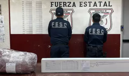 Arma larga asegurada gracias a llamada