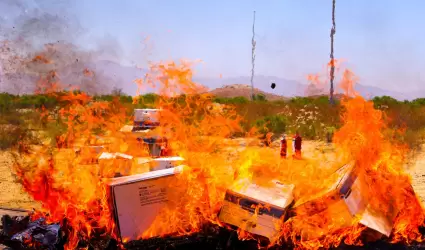 Destruye ms de 25 kilos de narcticos