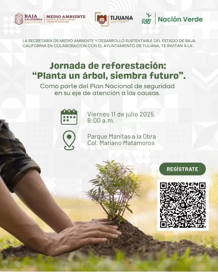Reforestacin en parque de Tijuana