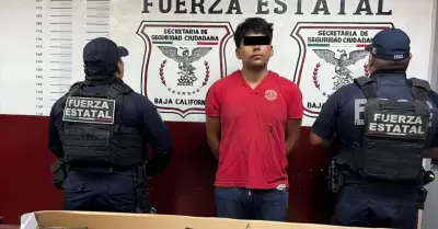 Hombre armado detenido en poblado de La Rumorosa