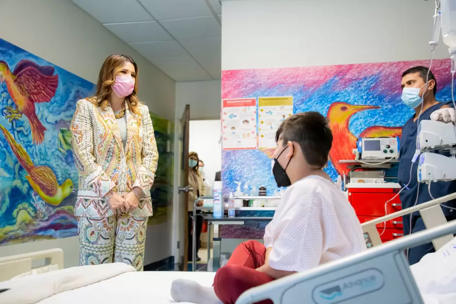 Garantiza gobernadora Marina del Pilar educación para niñas y niños hospitalizados