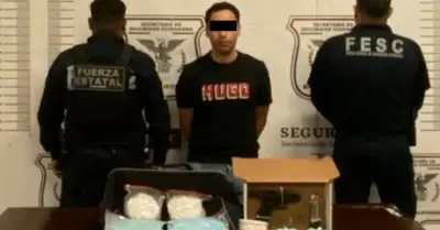 Detenido con arma y fentanilo en Jardines de Agua Caliente