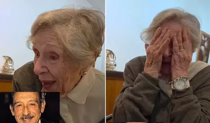 Abuelita vuelve a ver a su esposo.
