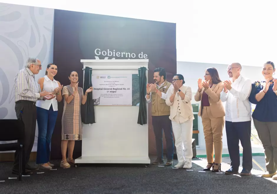Inauguracin de la primera etapa del Hospital Regional No. 23 del IMSS en Ensenada