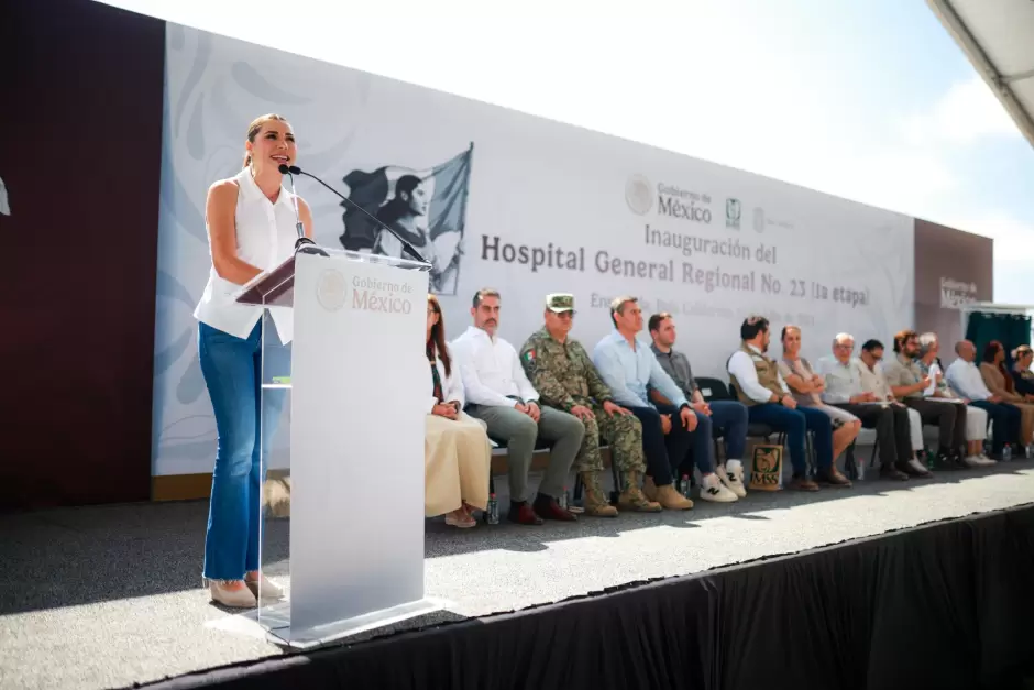 Inauguracin de la primera etapa del Hospital Regional No. 23 del IMSS en Ensenada