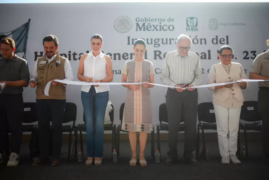 Inauguracin de la primera etapa del Hospital Regional No. 23 del IMSS en Ensenada