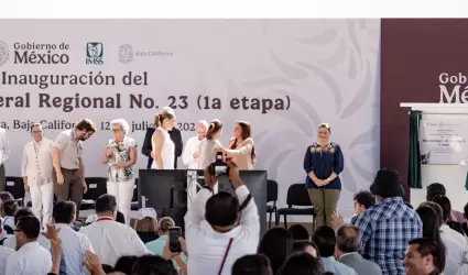 Inauguracin de la primera etapa del Hospital General Regional No.23