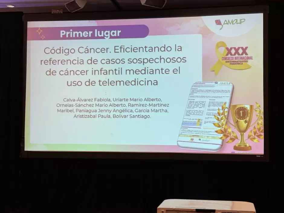 Gana "Cdigo Cncer" primer lugar en "Estrategias Innovadoras de Diagnstico Oportuno"