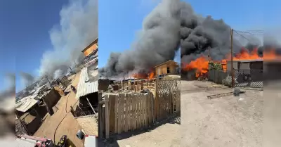 Atiende Bomberos de Tijuana dos incendios de grandes dimensiones