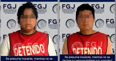 Detenidos.