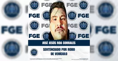 Sentenciado por robo de vehculo de motor