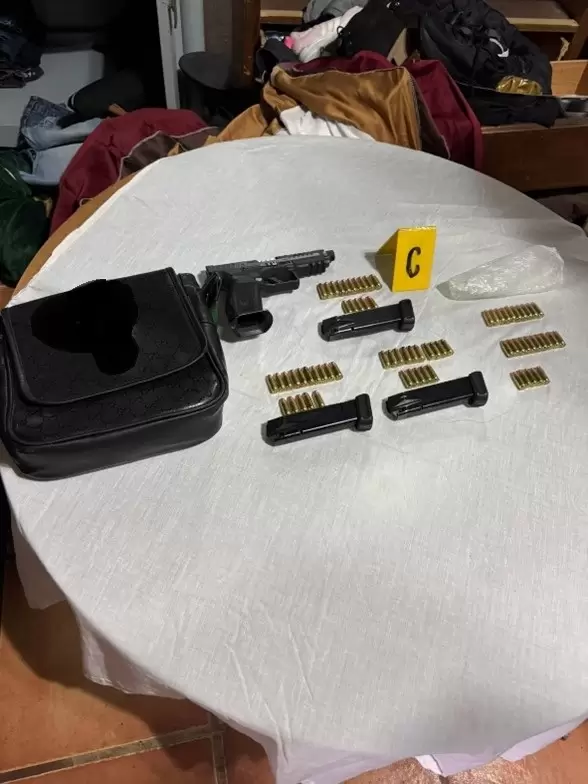 Narcóticos, armas y vehículos