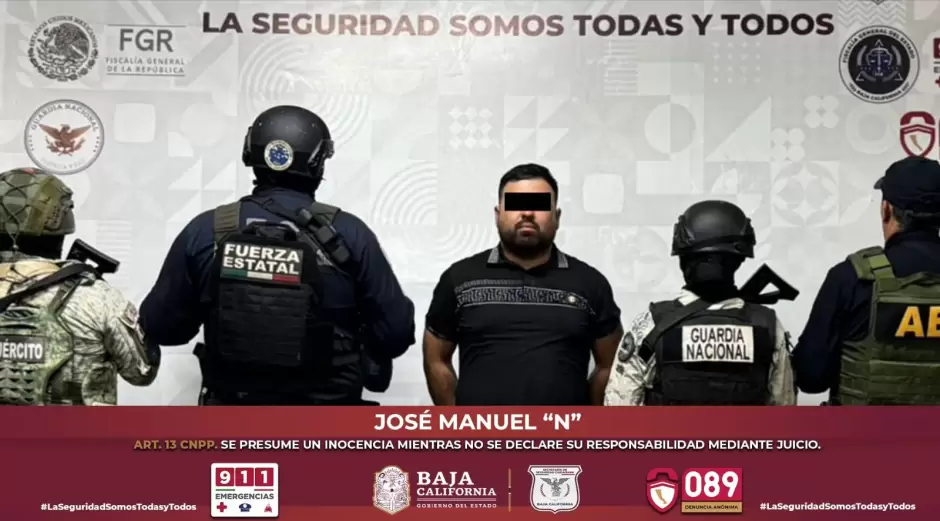 Detenidos en operativo en la zona del Valle de Mexicali