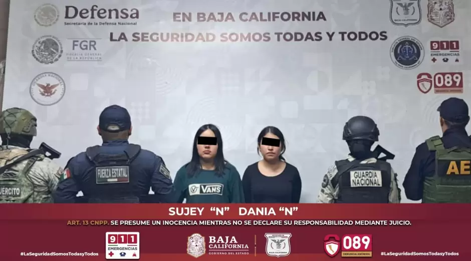 Detenidos en operativo en la zona del Valle de Mexicali