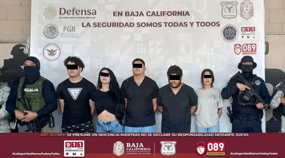 Detenidos en operativo en la zona del Valle de Mexicali