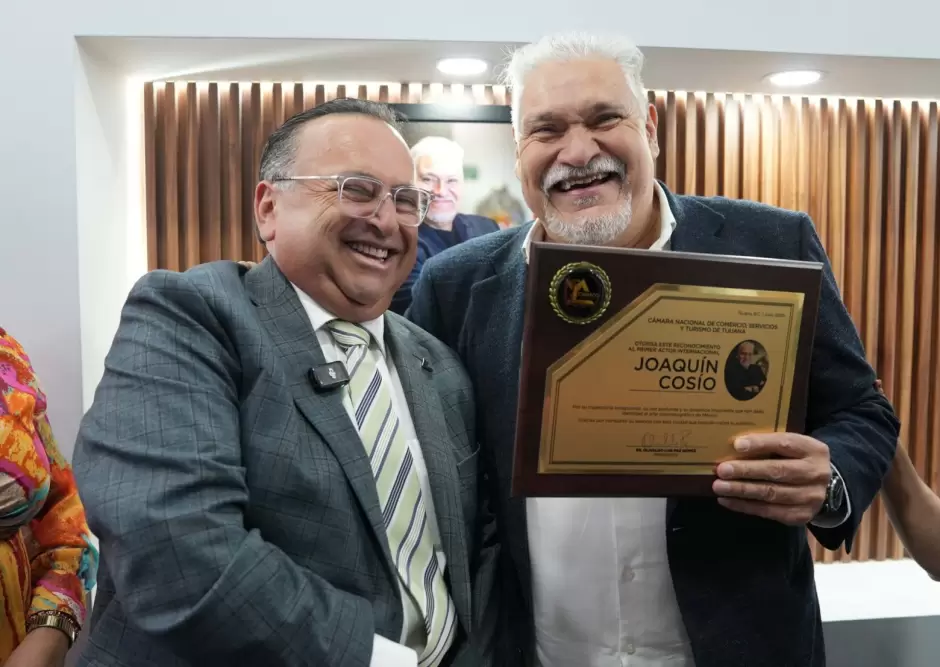 Realiza Canaco Tijuana encuentro y homenaje al primer actor internacional Joaquín Cosío