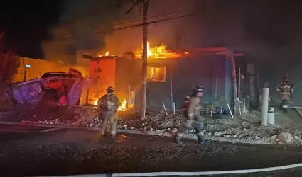 Casa destruida por incendio y hombre herido tras ca�da destacan entre emergencia