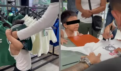 Ivn Moreno regala una jersey a un pequeo