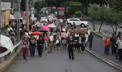Marcha contra la gentrificacin en la Ciudad de Mxico