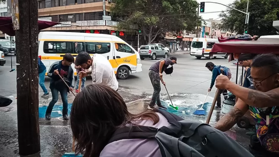 Jornada de limpieza en la Zona Centro