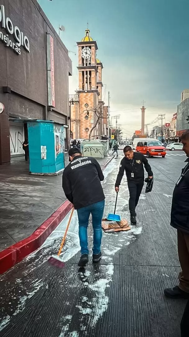 Jornada de limpieza en la Zona Centro