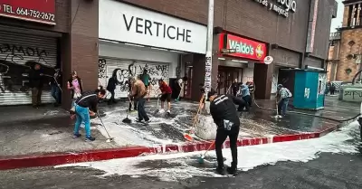Jornada de limpieza en la Zona Centro