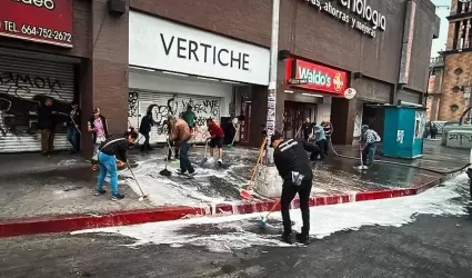 Jornada de limpieza en la Zona Centro