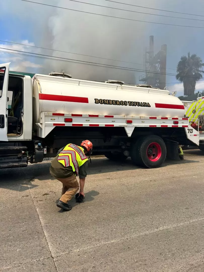 Controlan incendio en Ciudad Industrial
