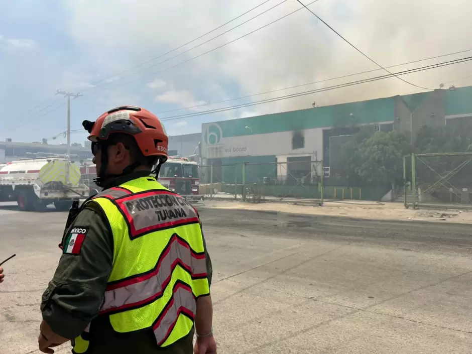 Controlan incendio en Ciudad Industrial