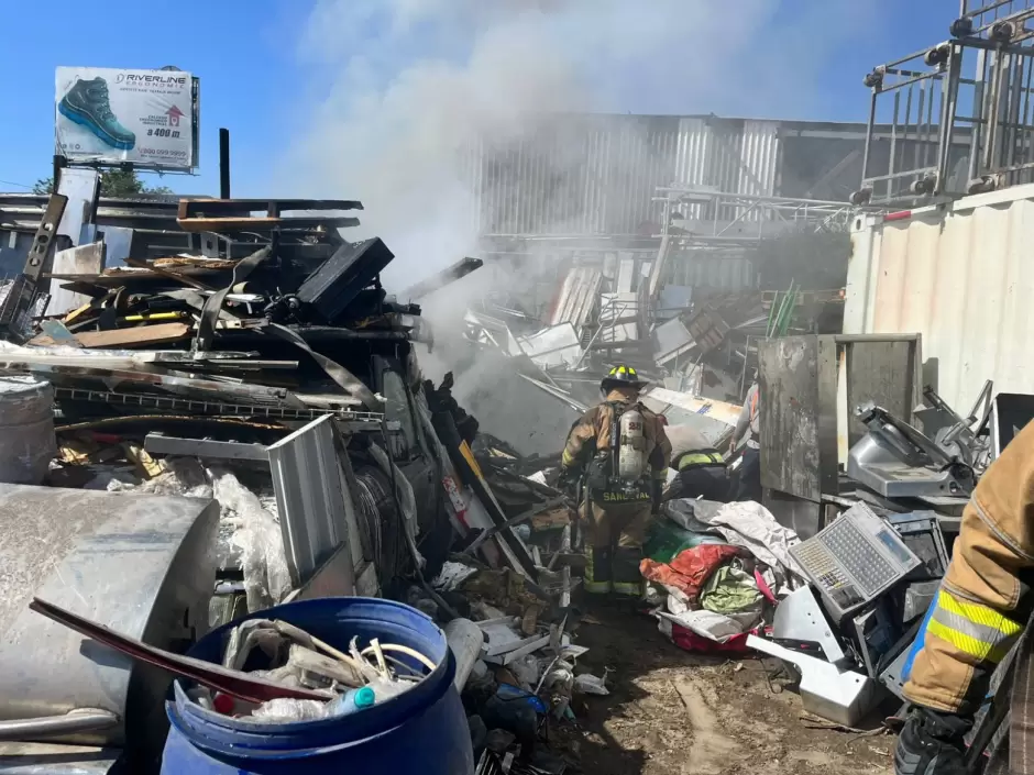 Controlan incendio en Ciudad Industrial