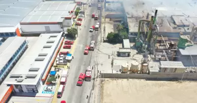 Controlan incendio en Ciudad Industrial