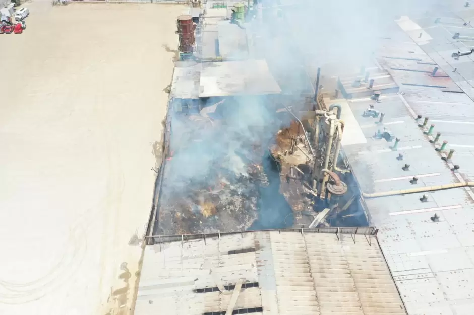 Controlan incendio en Ciudad Industrial