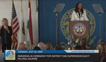 Paloma Aguirre toma protesta como nueva supervisora del condado de San Diego