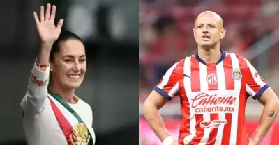 Claudia Sheinbaum y Javier Hernández