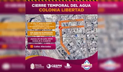 Red potable de Colonia Libertad