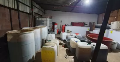 FGR asegura inmueble usado para fabricar y almacenar drogas