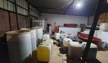 FGR asegura inmueble usado para fabricar y almacenar drogas