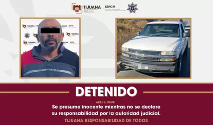 Persona sospechosa de agresin armada a Polica Municipal de Tecate