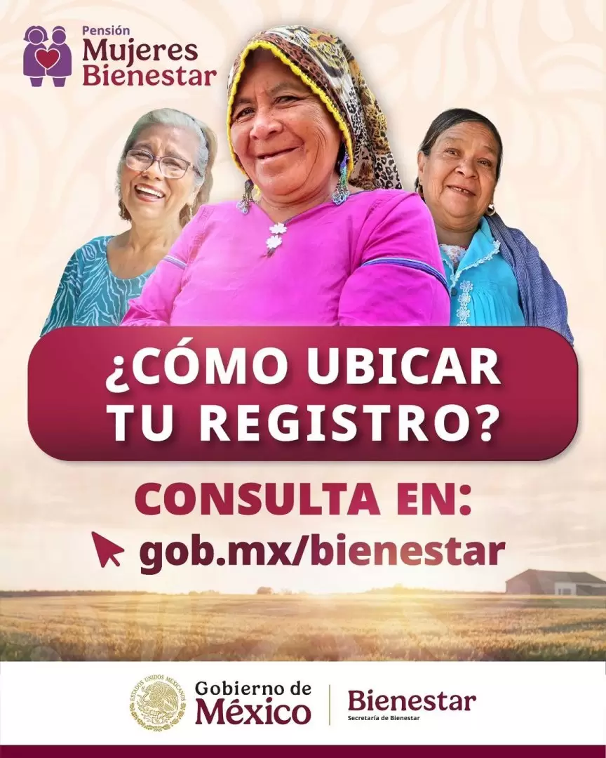 Pensin Mujeres Bienestar 60 y 64