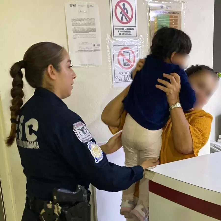 Rescatan a menor vctima de omisin de cuidados